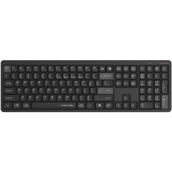 Клавиатура беспроводная A4Tech Fstyler FBX55C беспроводная, bluetooth/радиоканал, черный, 2062433