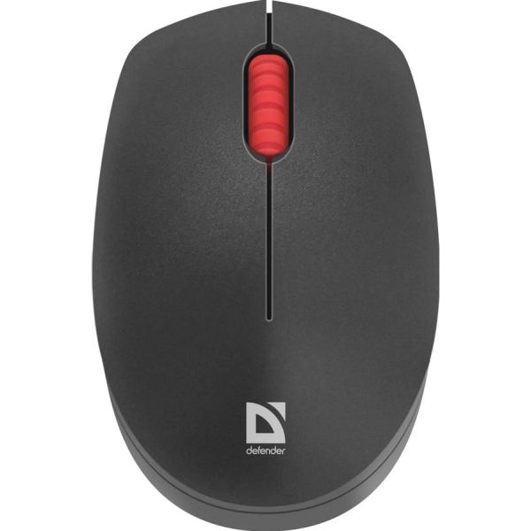 Мышь Defender Tiana MB-055 оптическая, беспроводная, USB, черный [52055]