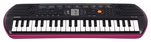 Синтезатор Casio SA-78 розовый